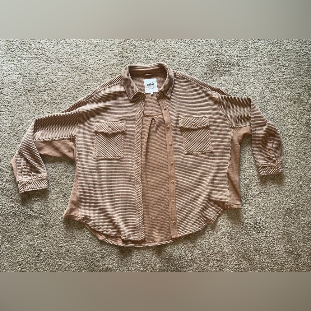 Aerie LumberJane Waffle Shirt